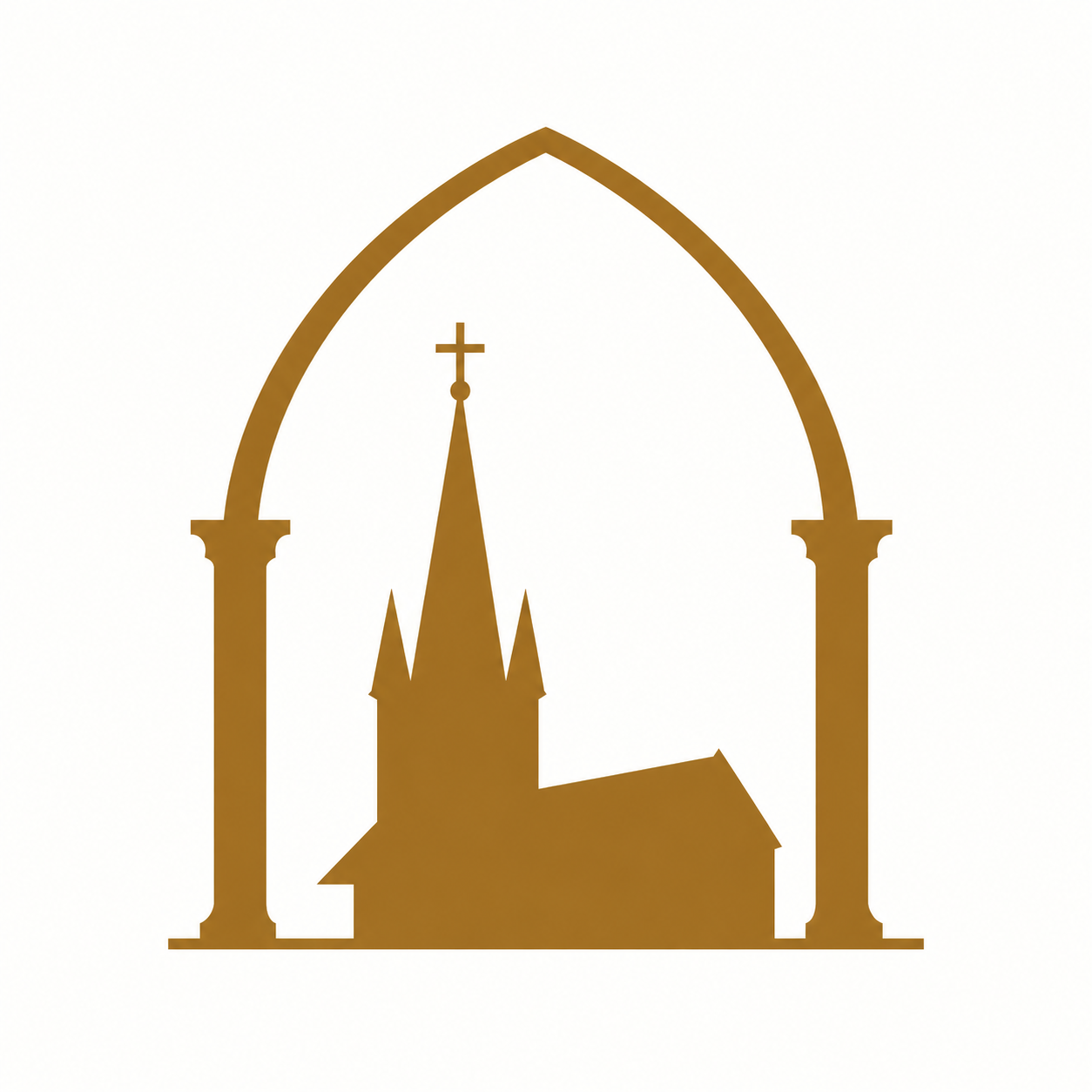 Kyrko- och Stiftshistoriska sällskap skrivet i blått med snirklig skrift.